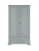 Ines neutral gray szafa 2-drzwiowa